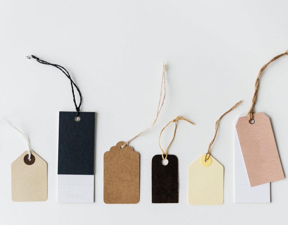 product tags and labels