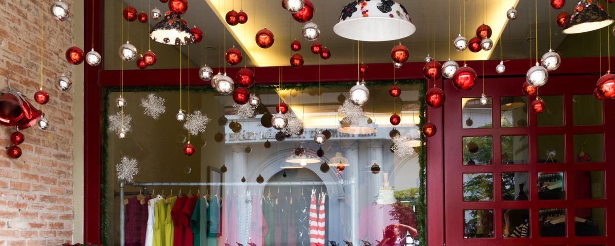 holiday storefront