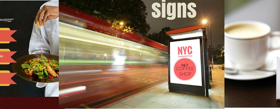 right retail sign designs